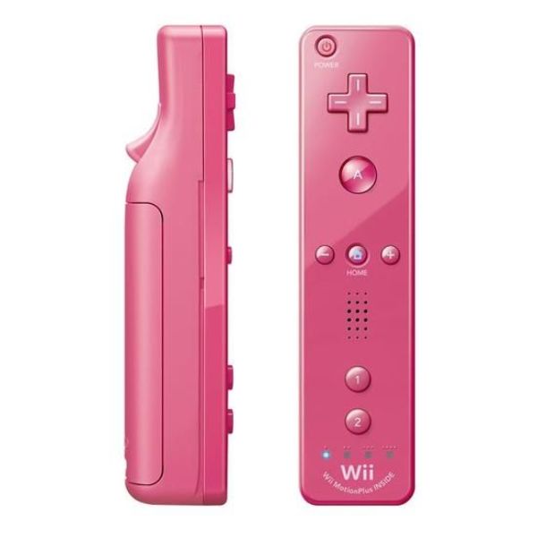 Télécommande Wii Plus  rose