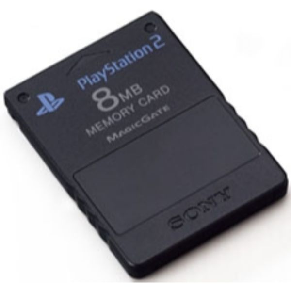 Carte Mémoire noire 8 Mo pour Playstation 2 Ps2