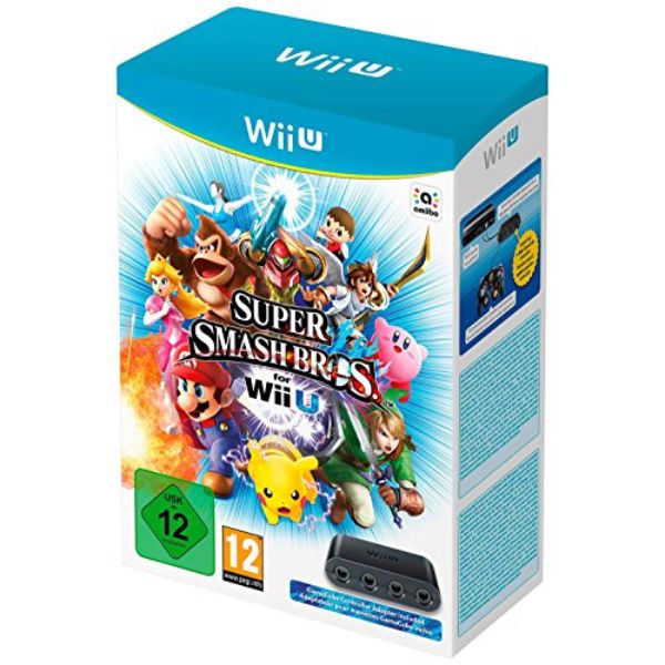 Super Smash Bros. + Adaptateur Manette Gamecube pour Wii U