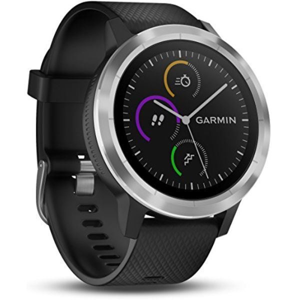 Garmin – Vivoactive 3 – Montre Connectée de Sport avec GPS et Cardio Poignet