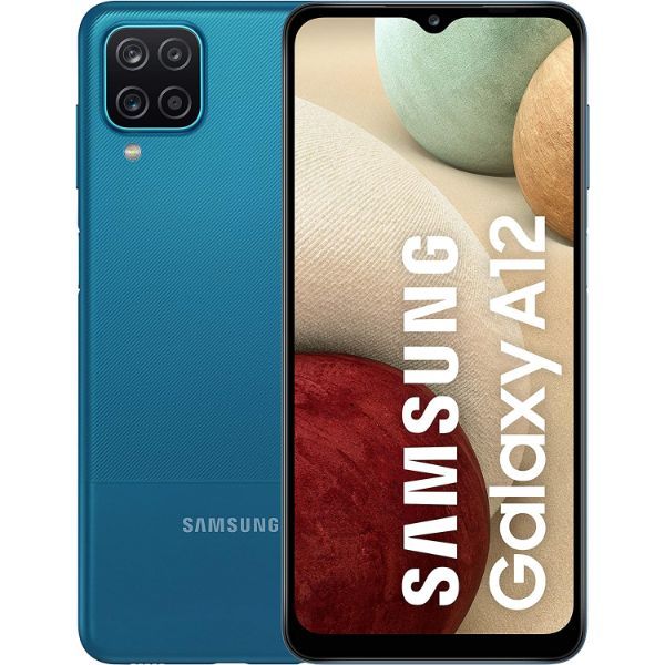 Samsung Galaxy A12 SM-A125F 16,5 cm (6.5″) Double SIM 4G USB Type-C 3 Go 32 Go 5000 mAh Bleu