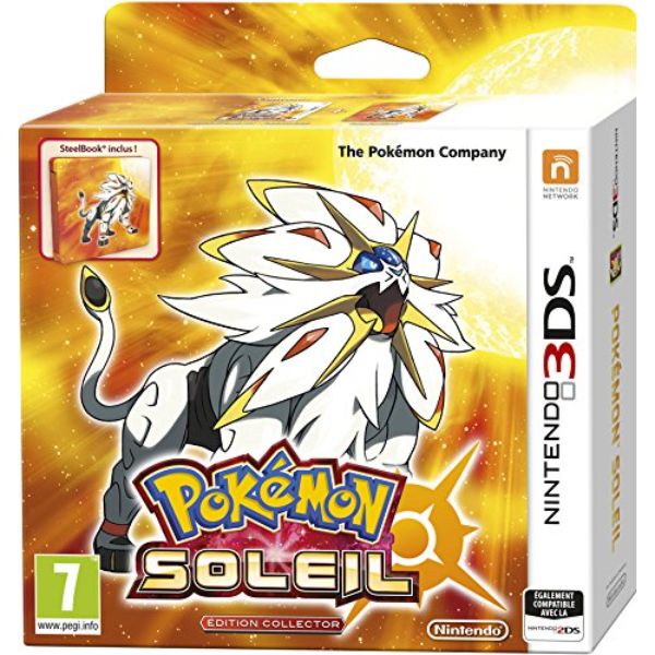Pokémon : Soleil – édition fan (Jeu + Steelbook) – édition limitée