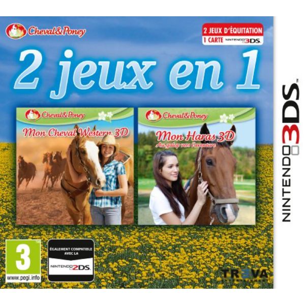 2 jeux en 1: Mon cheval Western + Mon Haras 3D : Au Galop Vers L’Aventure