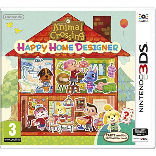 Animal Crossing : Happy Home Designer + 1 Carte Amiibo ‘Animal Crossing’