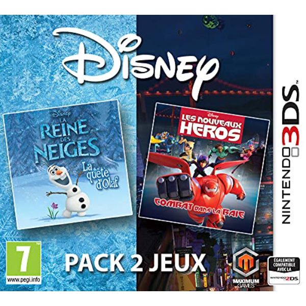 Disney pack 2 jeux : La Reine des Neiges + Les Nouveaux Héros