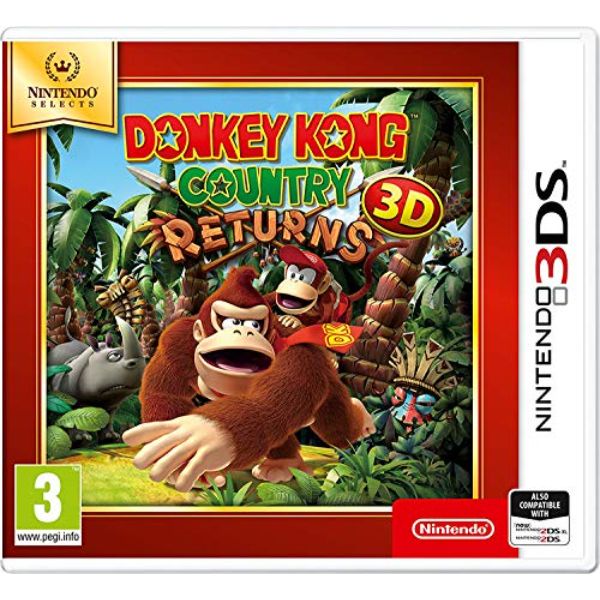 Donkey Kong Country Returns 3DS Game (Selects)
