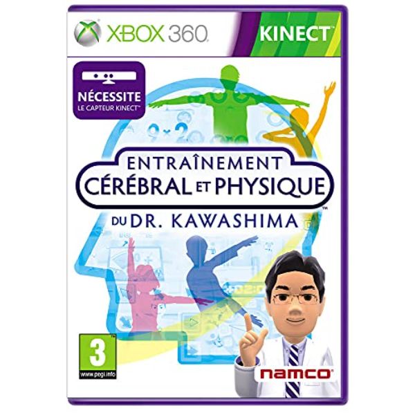 Entrainement cérébral et physique du docteur Kawashima (jeu Kinect)
