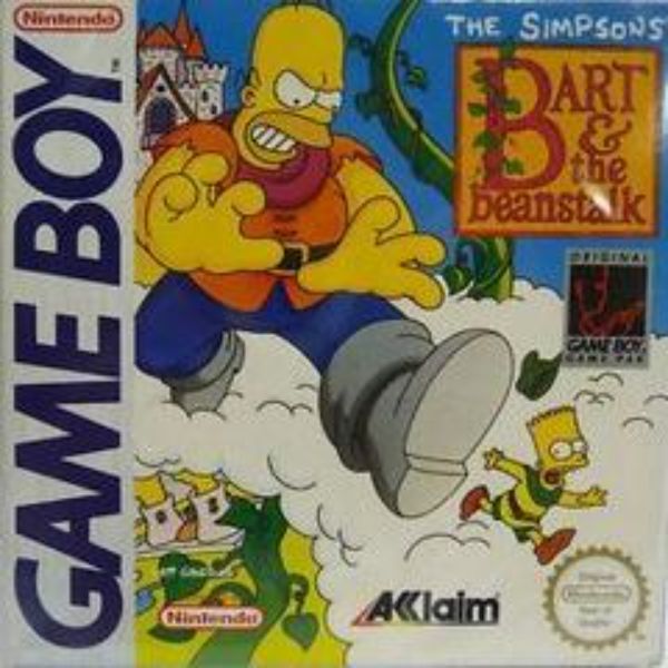 The Simpsons Bart And The Beanstalk game boy