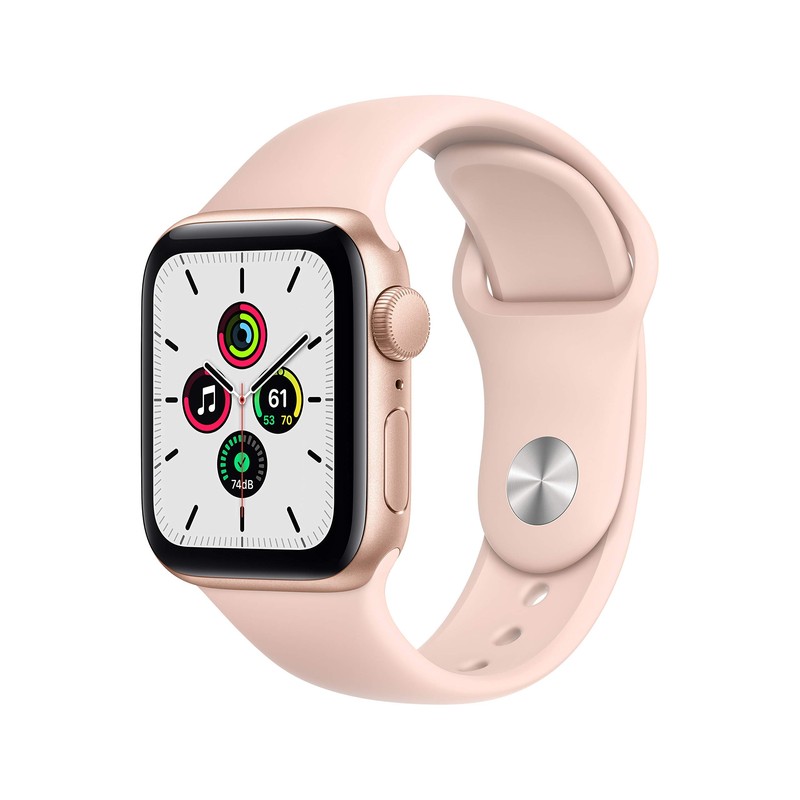 Apple Watch SE 2020 (GPS, 40MM) Boîtier En Aluminium Or Avec Bracelet Sport Pamplemousse
